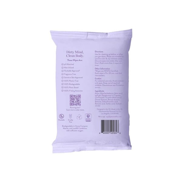 Personal Fav Play Flushable Intimate Wipe 10pk intimate cleansers and personal cleansing care by Personal Fav.