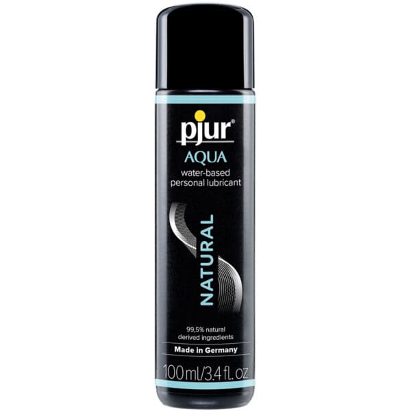 Best plant-based Pjur Aqua Natural 100ml personal lubricant by Pjur on sale at herVibrators.com.