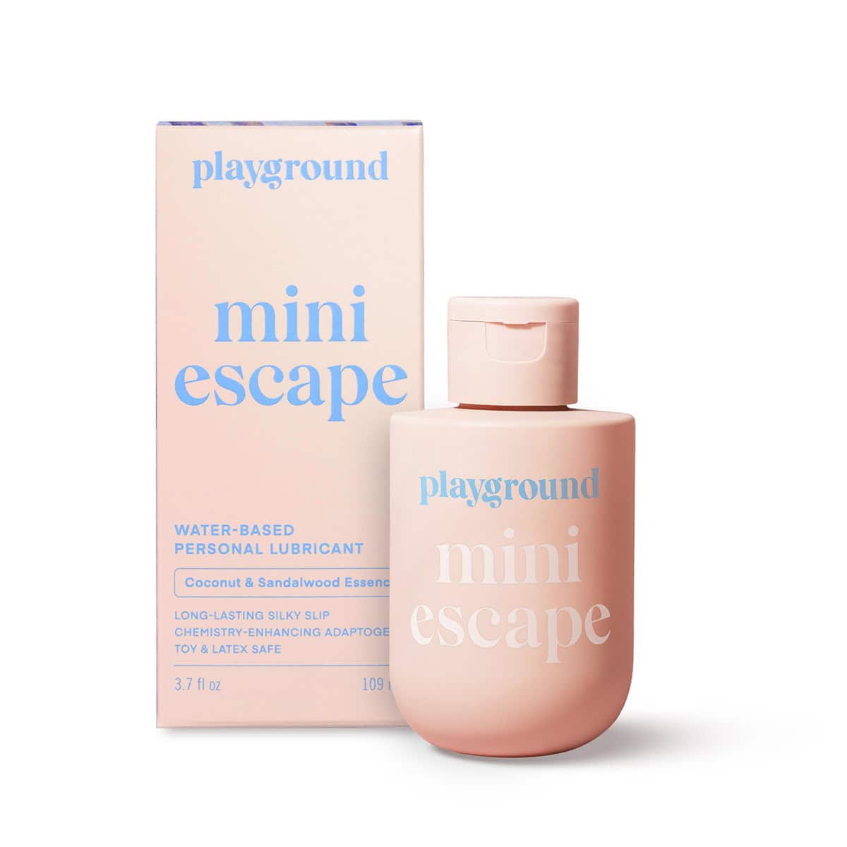 Buy and try Playground Mini Escape Water-Based Lube water based lubricant by Playground for your next sexual encounter with her.