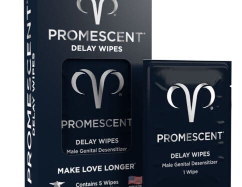 Promescent delay wipes 5ct intimate cleansers and personal cleansing care by promescent.