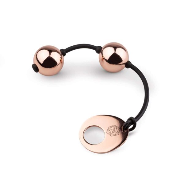 Buy Rosy Gold Nouveau Ben Wa Balls kegel exercise device for pelvic floor muscle strengthening.