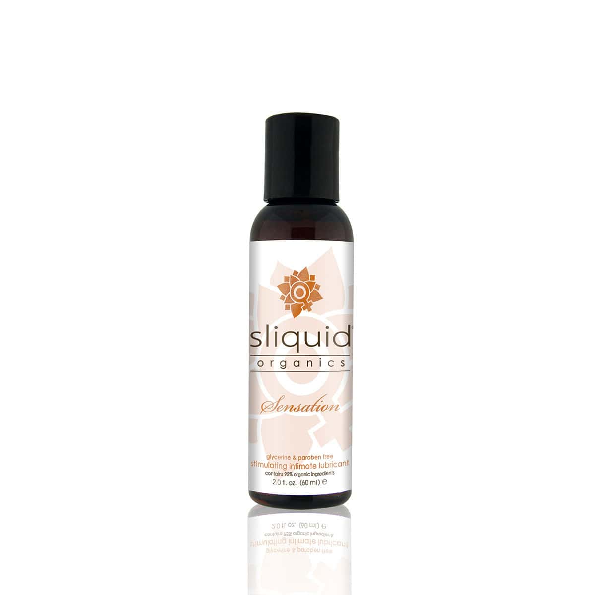 Best Sliquid Organics Sensation 2oz personal organic lubricant by Sliquid for sale at herVibrators.com.