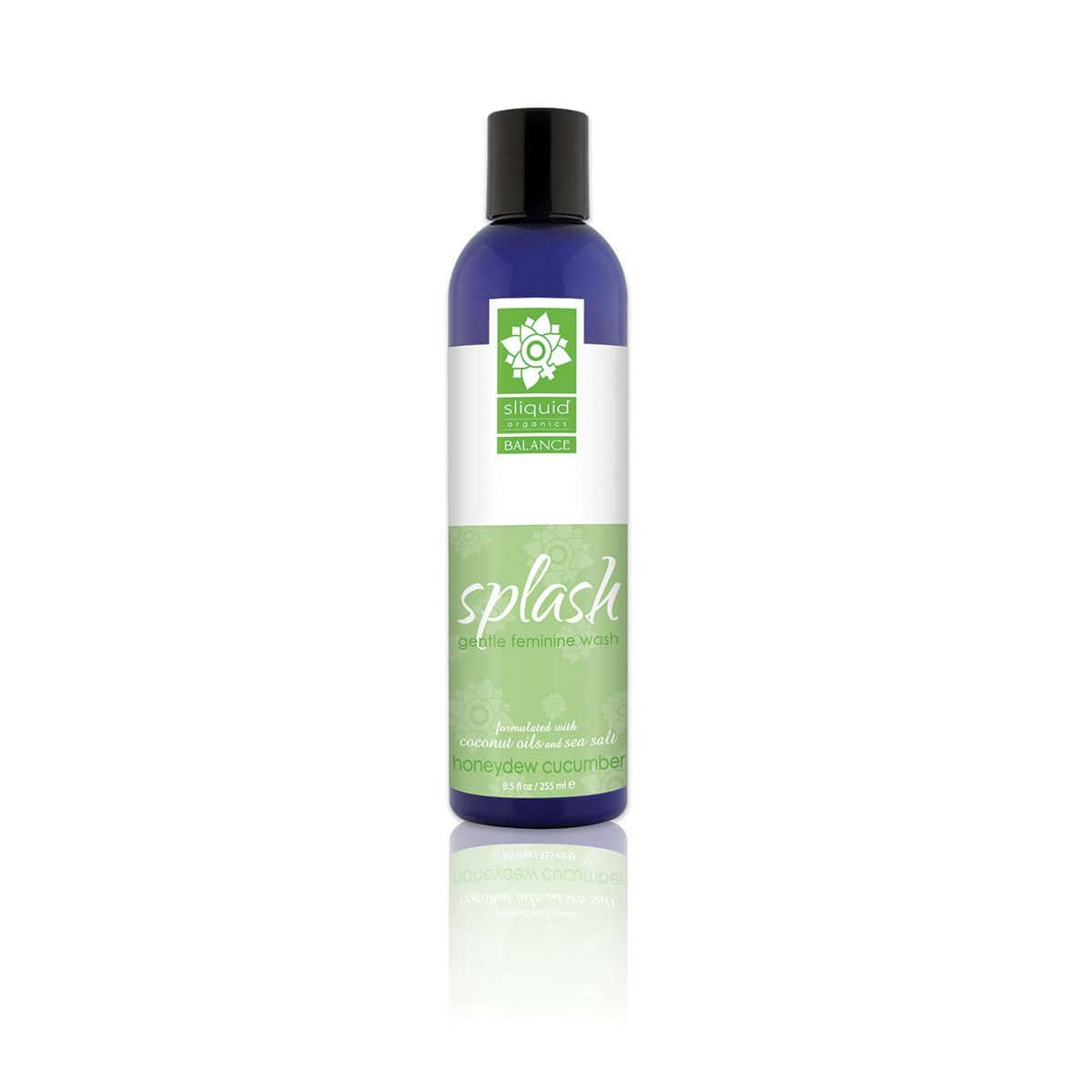 Sliquid Splash 8.5oz - Honeydew Cucumber intimate cleansers and personal cleansing care by Sliquid.