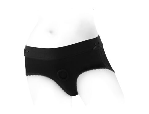 Best spareparts bella harness black/black nylon - 2x dildo panties made by spareparts hardwear on sale at hervibrators. Com