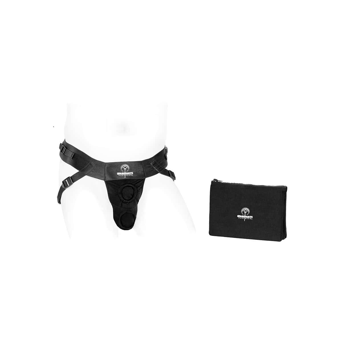 Best SpareParts Deuce Male Harness  - Magnum, Size B dildo panties made by SpareParts HardWear on sale at herVibrators.com