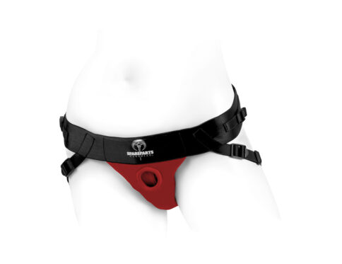 Best spareparts joque harness red- size a dildo panties made by spareparts hardwear on sale at hervibrators. Com