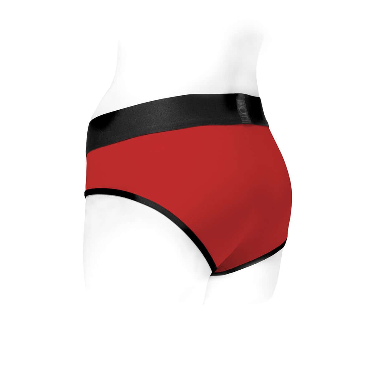 Best SpareParts Tomboi Harness Red/Black Nylon - Large dildo panties made by SpareParts HardWear on sale at herVibrators.com