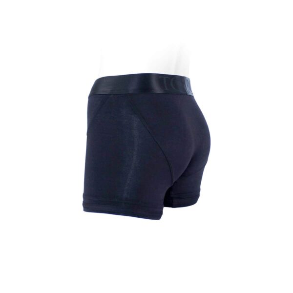 Best SpareParts Tomboii Black/Black Rayon - 5X dildo panties made by SpareParts HardWear on sale at herVibrators.com