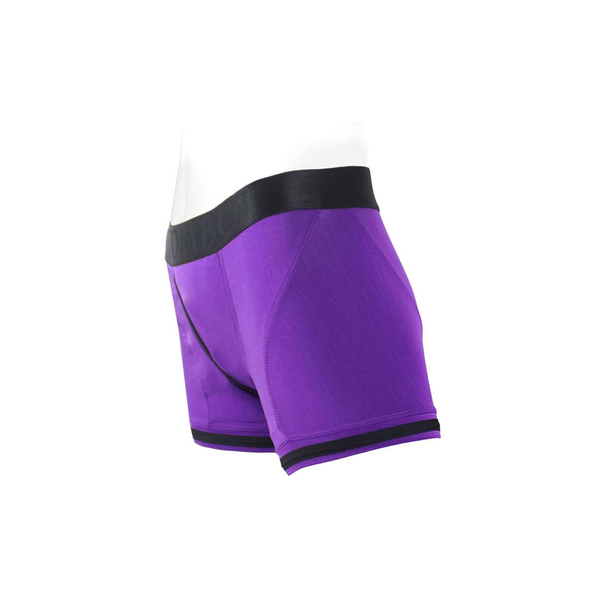 Best SpareParts Tomboii Purple/Black Nylon - Large dildo panties made by SpareParts HardWear on sale at herVibrators.com