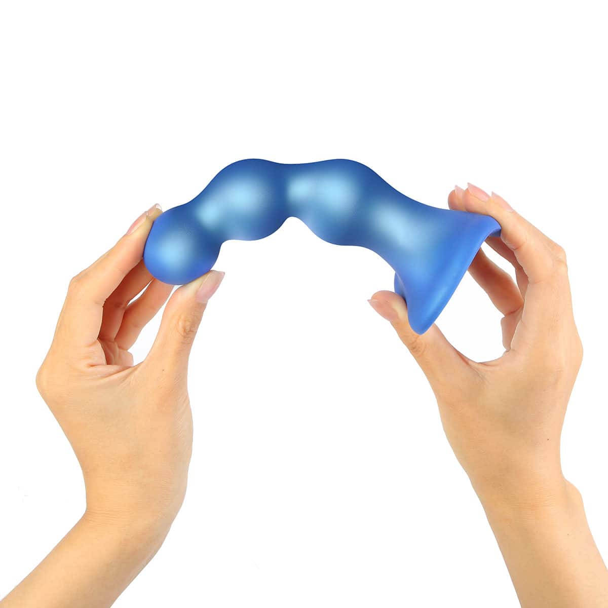 Strap On Me Balls Plug Dil Blue Large dildo made by Strap-On-Me on sale at herVibrators.com