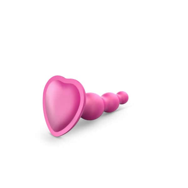 Strap On Me Beads Plug Dil Metallic Raspberry Small dildo made by Strap-On-Me on sale at herVibrators.com