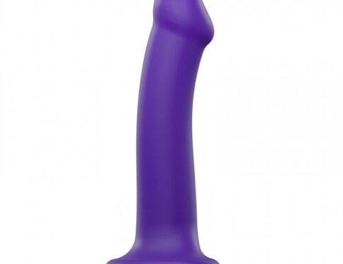 Strap on me bendable dual density semi realistic dil purple large dildo made by strap-on-me on sale at hervibrators. Com