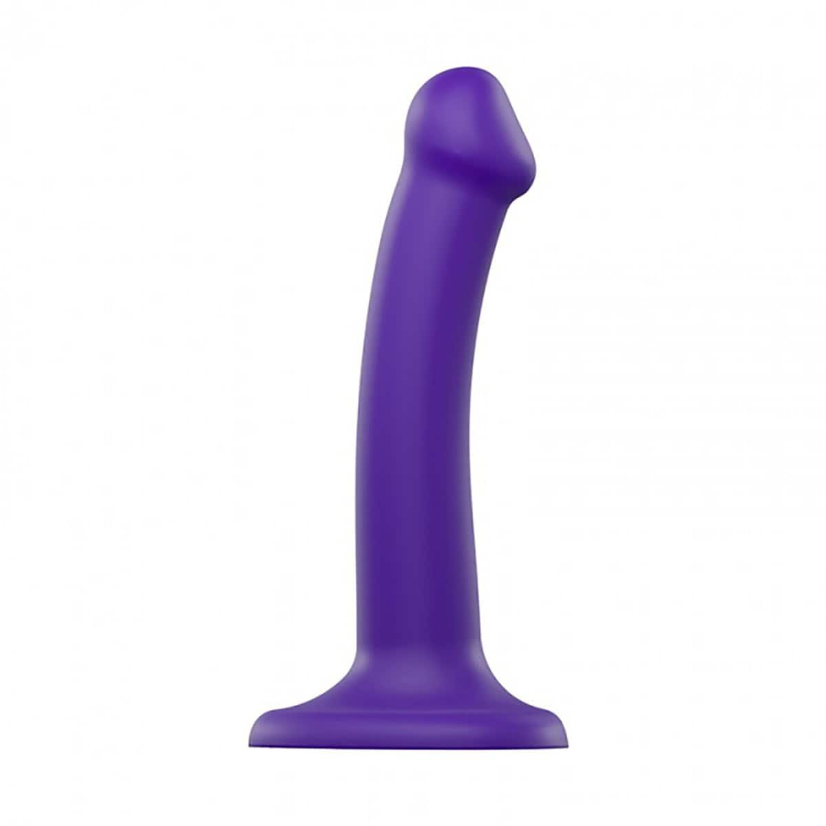 Strap On Me Bendable Dual Density Semi Realistic Dil Purple Small dildo made by Strap-On-Me on sale at herVibrators.com