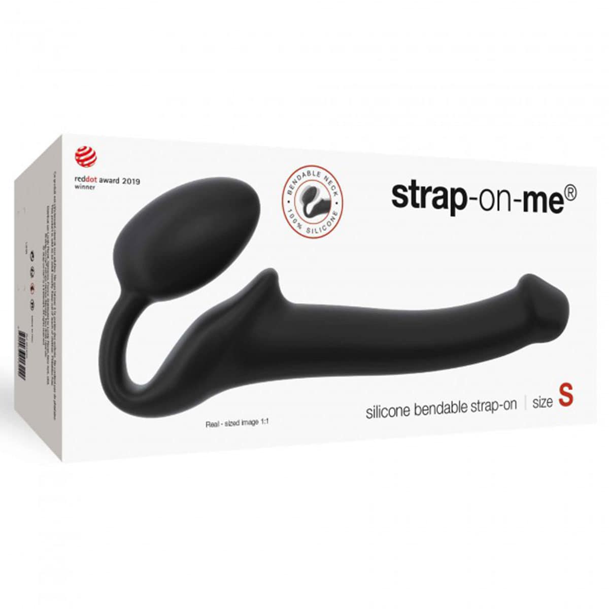 Strap On Me Black Small dildo made by Strap-On-Me on sale at herVibrators.com