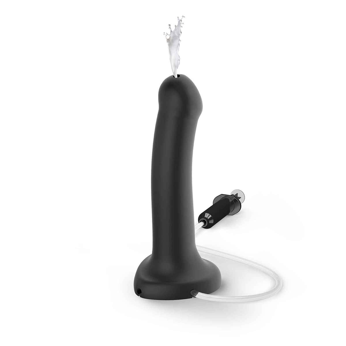 Strap On Me Cum Dil Black dildo made by Strap-On-Me on sale at herVibrators.com