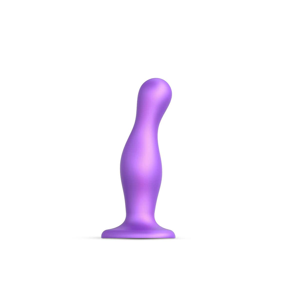 Strap On Me Curvy Plug Dil Metallic Purple Large dildo made by Strap-On-Me on sale at herVibrators.com