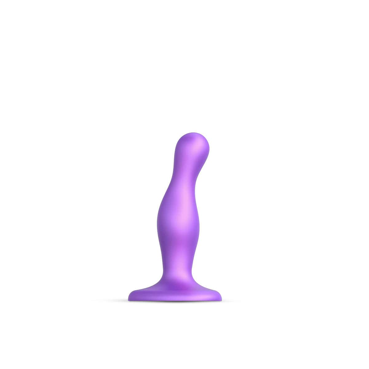 Strap On Me Curvy Plug Dil Metallic Purple Small dildo made by Strap-On-Me on sale at herVibrators.com