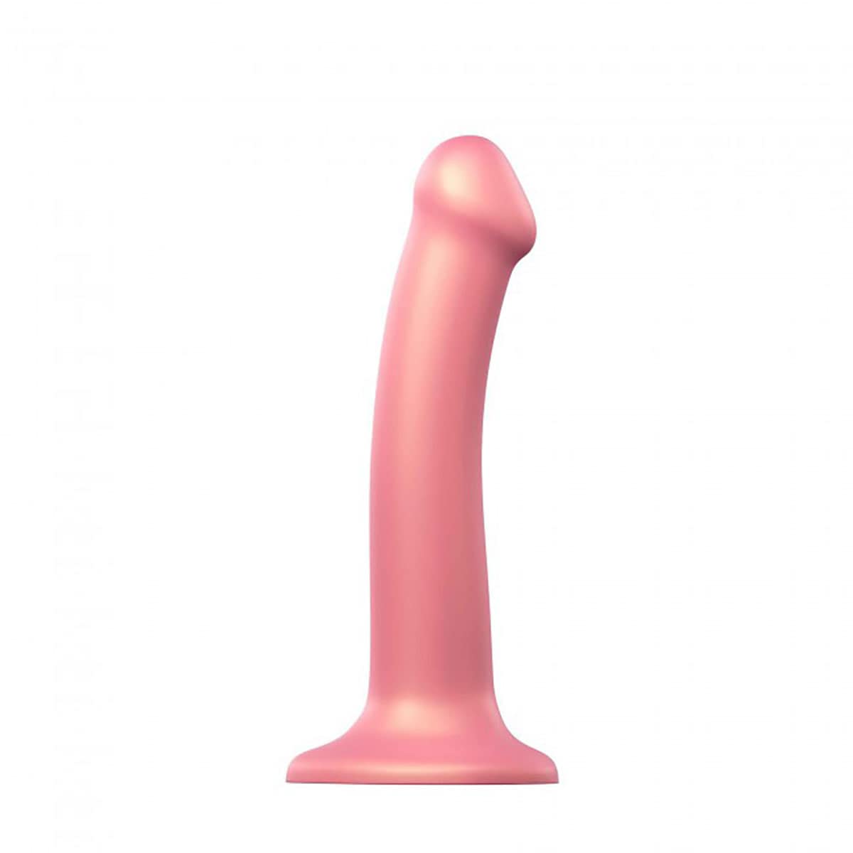 Strap On Me Dil Metallic Pink dildo made by Strap-On-Me on sale at herVibrators.com