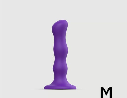 Strap on me geisha ball dil medium purple dildo made by strap-on-me on sale at hervibrators. Com