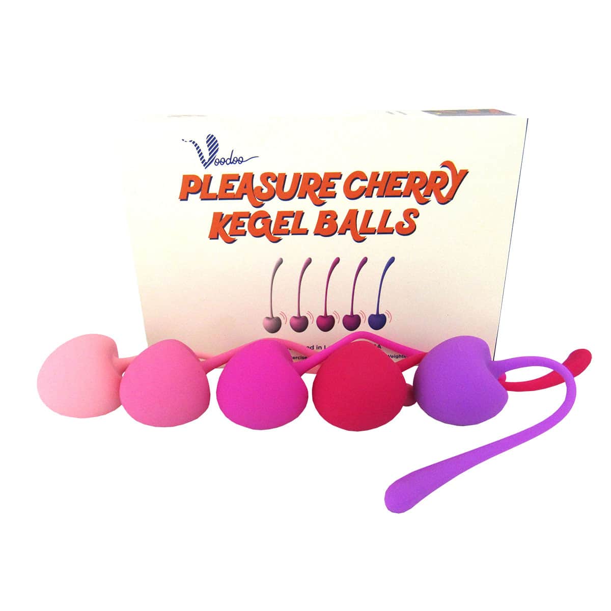 Buy Voodoo Cherry Kegel Balls kegel exercise device for pelvic floor muscle strengthening.