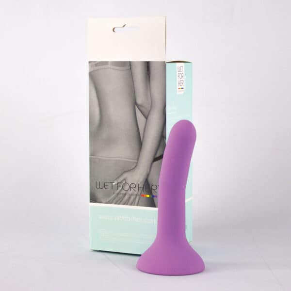 Wet for Her Five Jules Small Violet dildo made by Wet For Her on sale at herVibrators.com