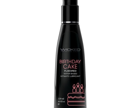 Buy and try wicked aqua birthday cake 4oz water based lubricant by wicked sensual care for your next sexual encounter with her.