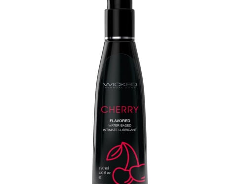 Buy and try wicked aqua cherry 4oz water based lubricant by wicked sensual care for your next sexual encounter with her.