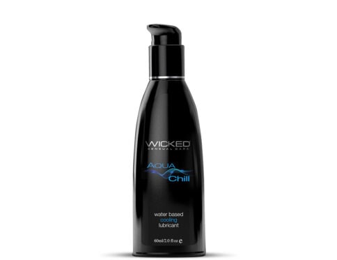 Buy and try wicked aqua chill 2oz water based lubricant by wicked sensual care for your next sexual encounter with her.