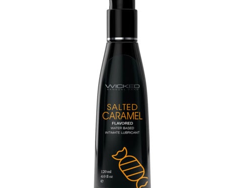 Buy and try wicked aqua salted caramel 4oz water based lubricant by wicked sensual care for your next sexual encounter with her.