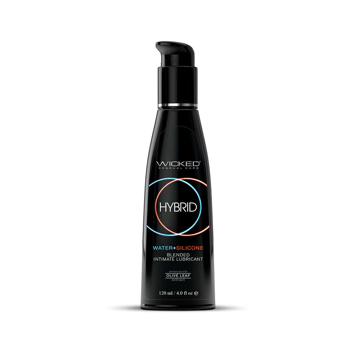 Buy and try Wicked Hybrid Fragrance Free 4oz hybrid personal lubricant by Wicked Sensual Care.