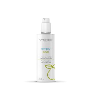 Buy and try Wicked Simply Aqua 4oz - Pear water based lubricant by Wicked Sensual Care for your next sexual encounter with her.