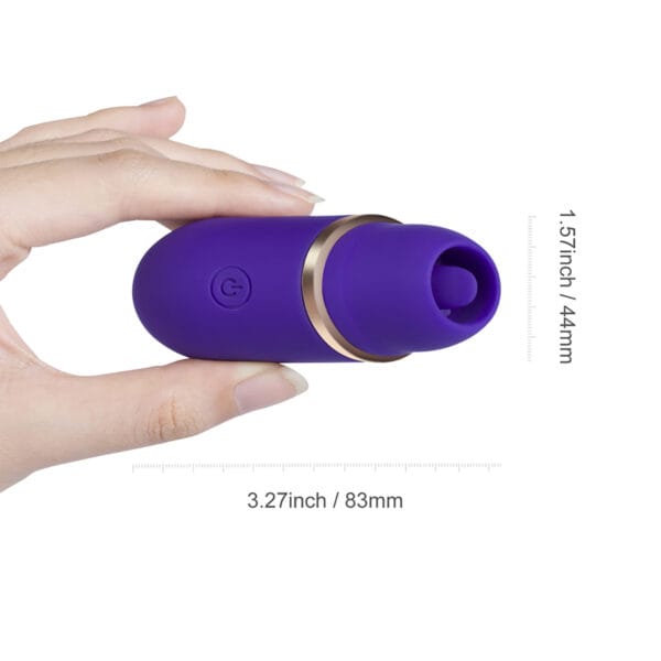 Buy a Abby Mini Clit Licking Vibrator  Purple vibrator.