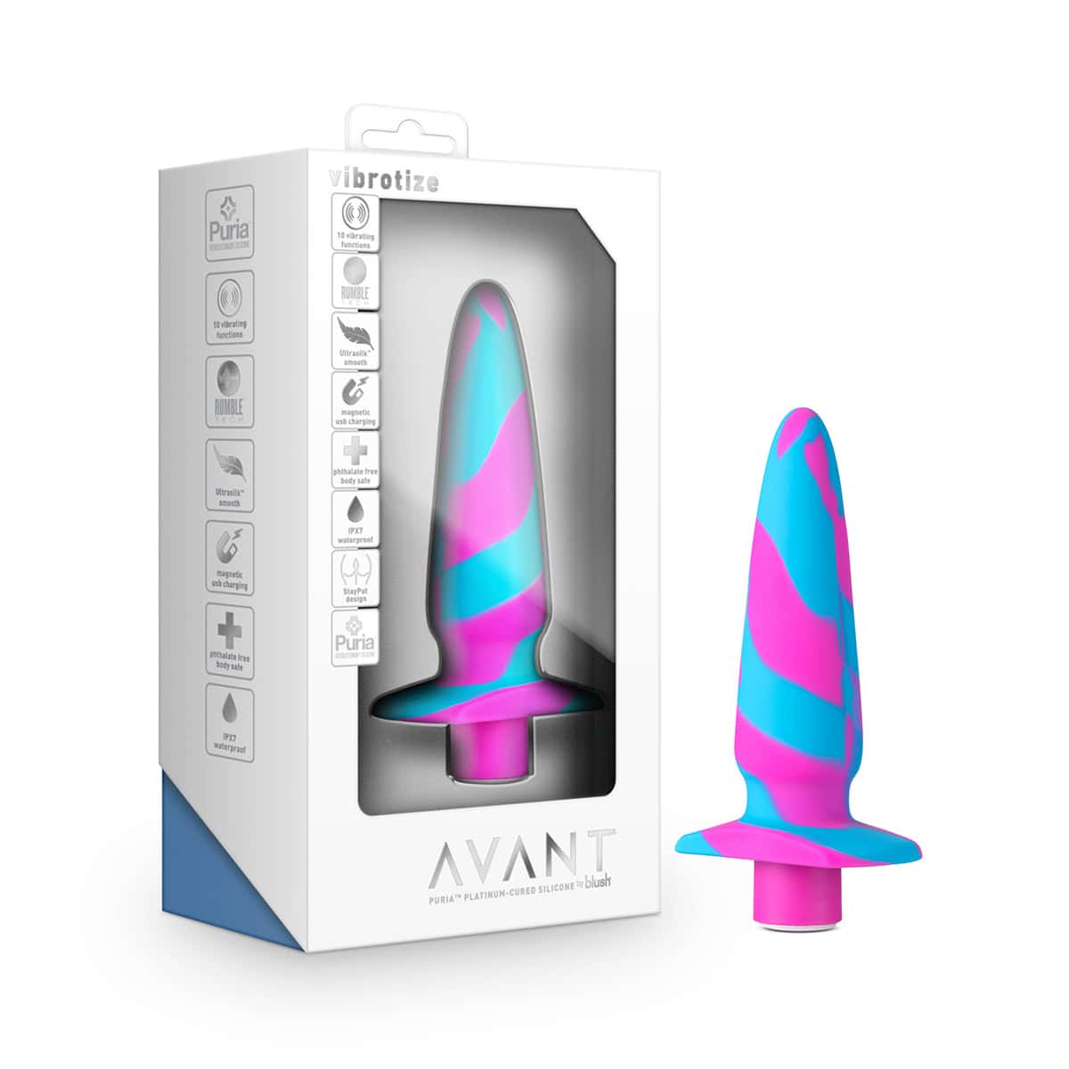 Avant Vibrotize Plug Shop Online Buy a avant vibrotize plug fuchsia vibrator.