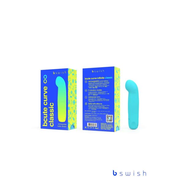 Buy a B Swish Bcute Classic Curve Infinite Electric Blue vibrator.
