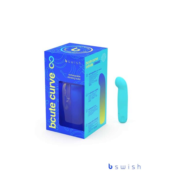 Buy a B Swish Bcute Classic Curve Infinite Limited Edition Electric Blue vibrator.
