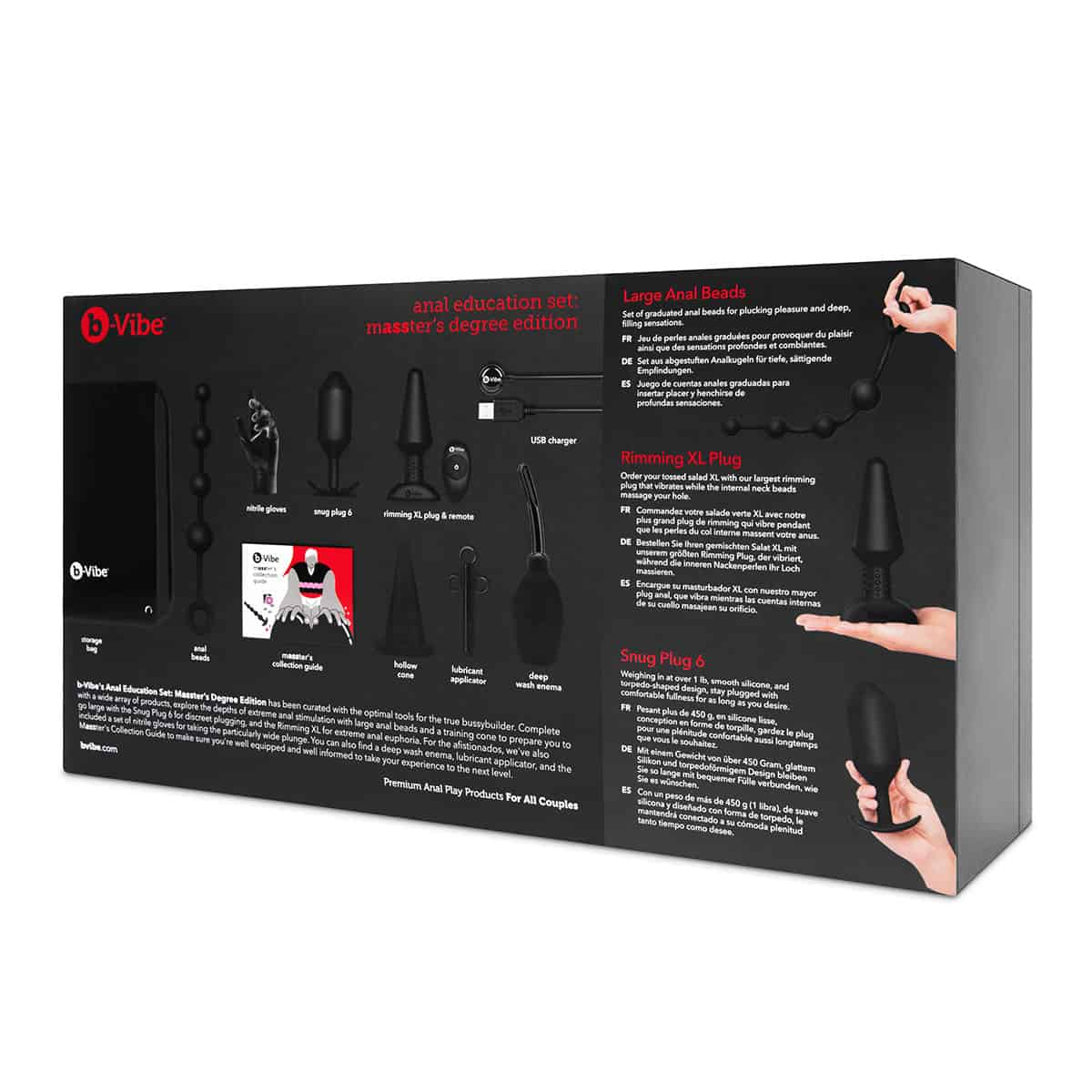 Buy a B-Vibe Anal Education Set: Masster's Degree Edition vibrator.