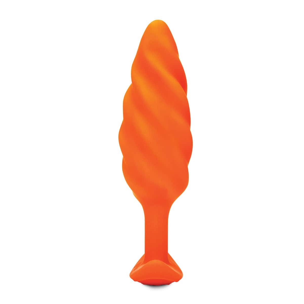 B Vibe Texture Plug Swirl Shop Online Buy a b-vibe texture plug swirl orange medium vibrator.