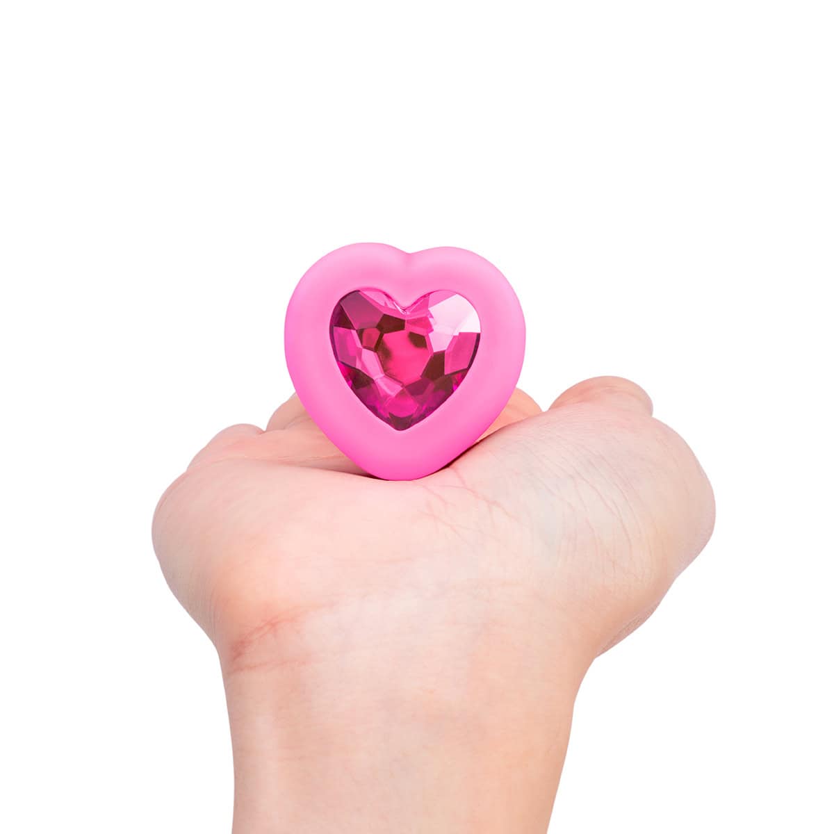 Buy a B-Vibe Vibrating Heart Plug Small-Medium  Pink Topaz vibrator.