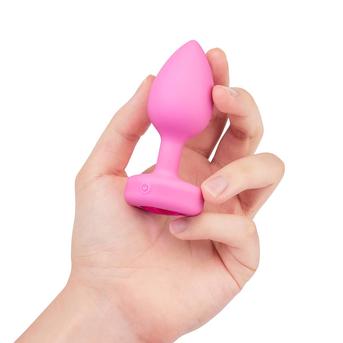 B Vibe Vibrating Heart Plug Shop Online Buy a b-vibe vibrating heart plug small-medium pink topaz vibrator.