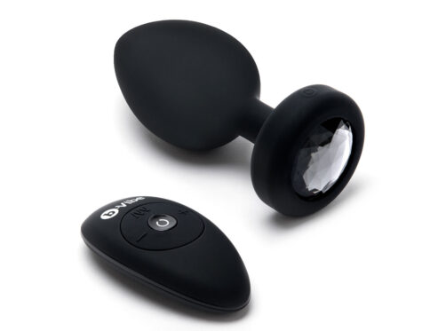 Buy a b-vibe vibrating jewel plug 2xl  black vibrator.