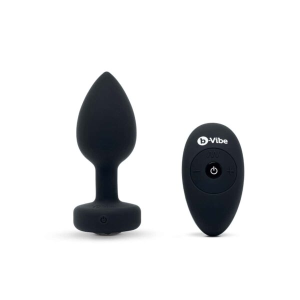 Buy a B-Vibe Vibrating Jewel Plug Medium-Large  Black vibrator.