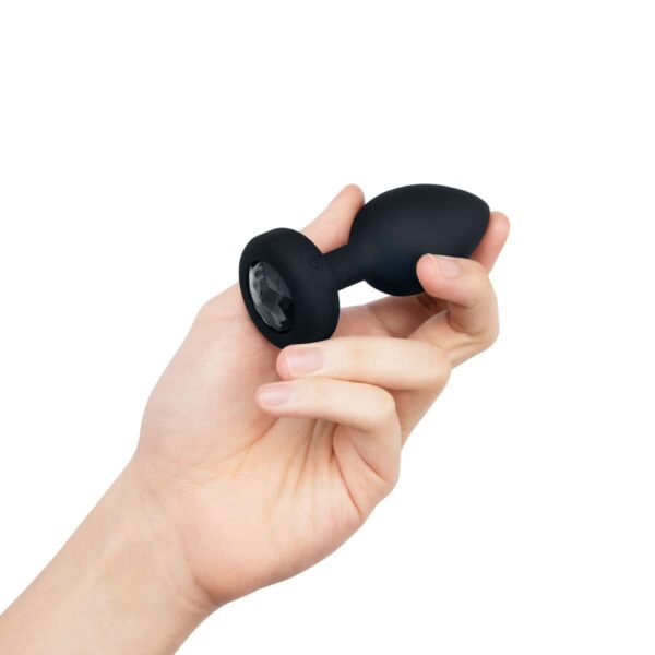 Buy a B-Vibe Vibrating Jewel Plug Medium-Large  Black vibrator.