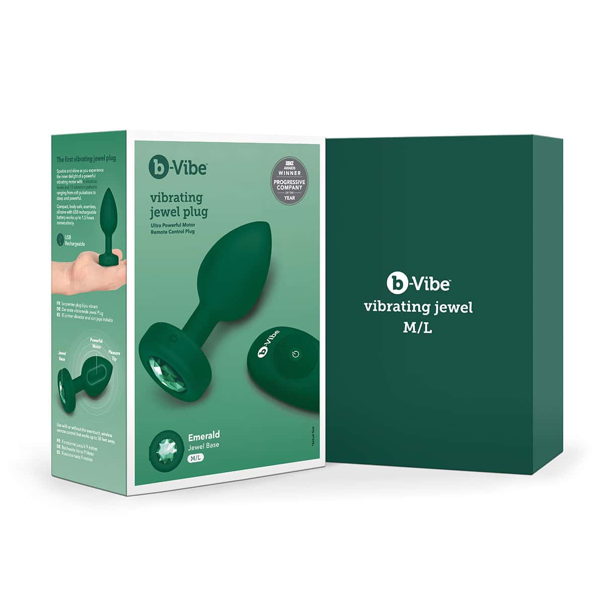 B Vibe Vibrating Jewel Plug Shop Online Buy a b-vibe vibrating jewel plug medium-large emerald vibrator.