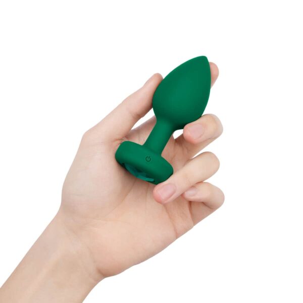 Buy a B-Vibe Vibrating Jewel Plug Medium-Large  Emerald vibrator.
