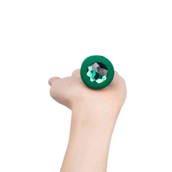 Buy a B-Vibe Vibrating Jewel Plug Medium-Large  Emerald vibrator.