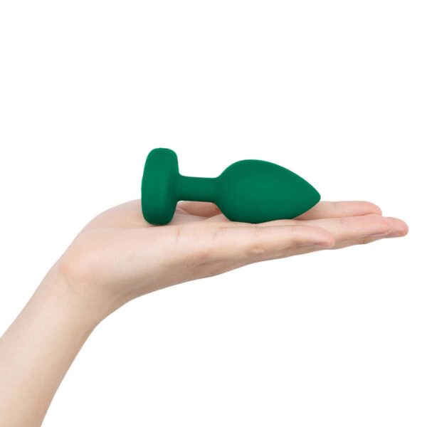 Buy a B-Vibe Vibrating Jewel Plug Medium-Large  Emerald vibrator.
