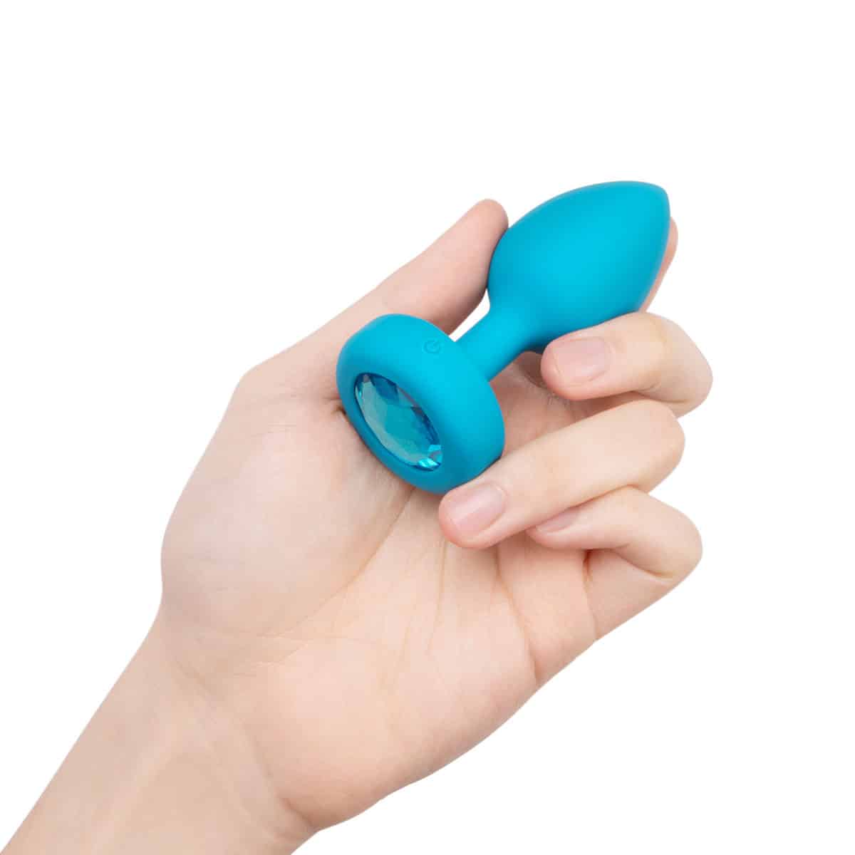 B Vibe Vibrating Jewel Plug Shop Online Buy a b-vibe vibrating jewel plug small-medium aqua vibrator.