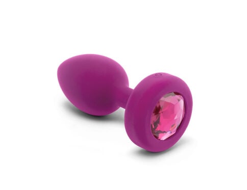 Buy a b-vibe vibrating jewel plug small-medium  fuchsia vibrator.