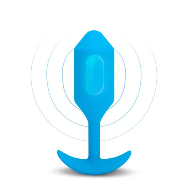 Buy a B-Vibe Vibrating Snug Plug 3 L  Blue vibrator.