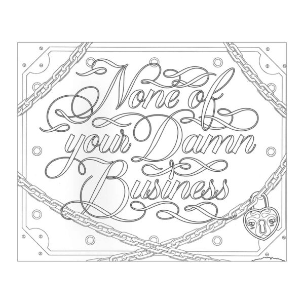 Buy  Calligraphuck F*cking Awesome Coloring Book book for her.